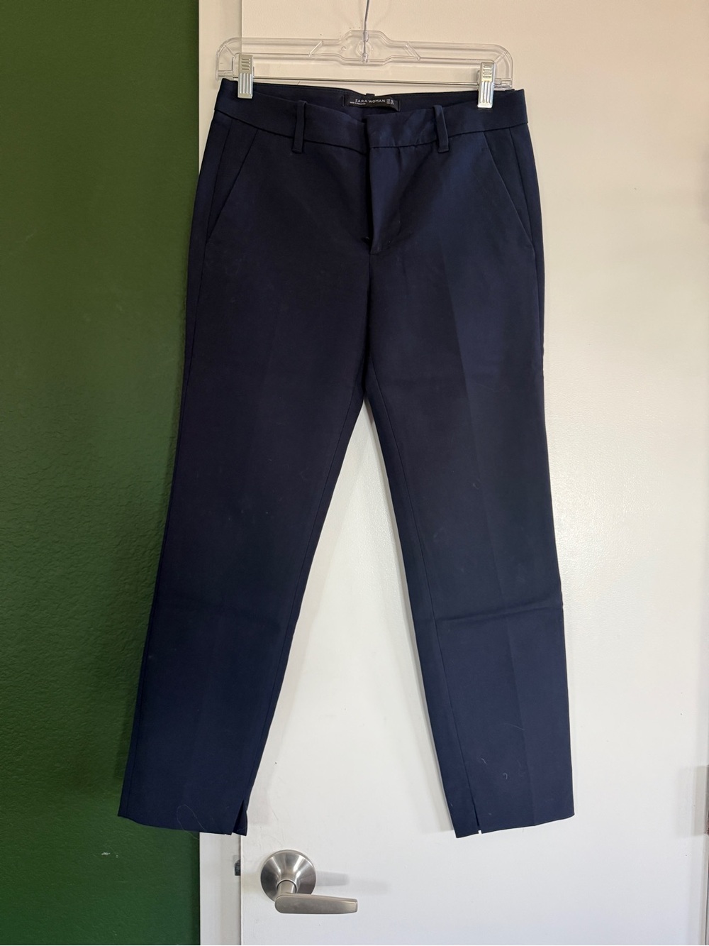 Zara women’s Navy Slim Chinos
